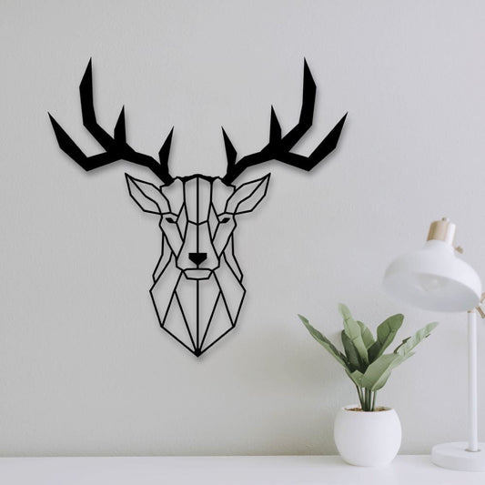 Graceful Deer Metal Wall Decor | Elegant Wildlife-Inspired Wall Sculpture
