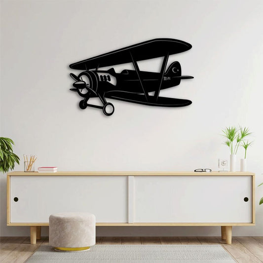 Wings of Legacy | Hürkuş Aircraft Metal Wall Sculpture