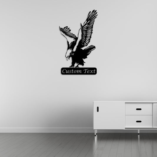 Wings of Freedom | Soaring Eagle Metal Wall Sculpture
